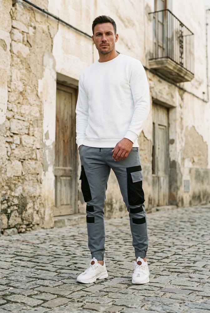Macys Wear - Alver | Aufgesetzte Schmal Geschnittene Hose Herren
