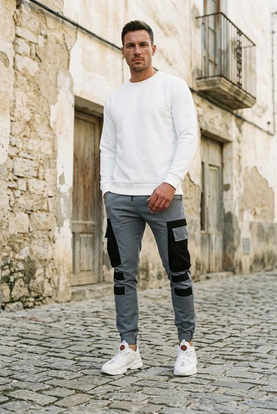Macys Wear - Alver | Aufgesetzte Schmal Geschnittene Hose Herren