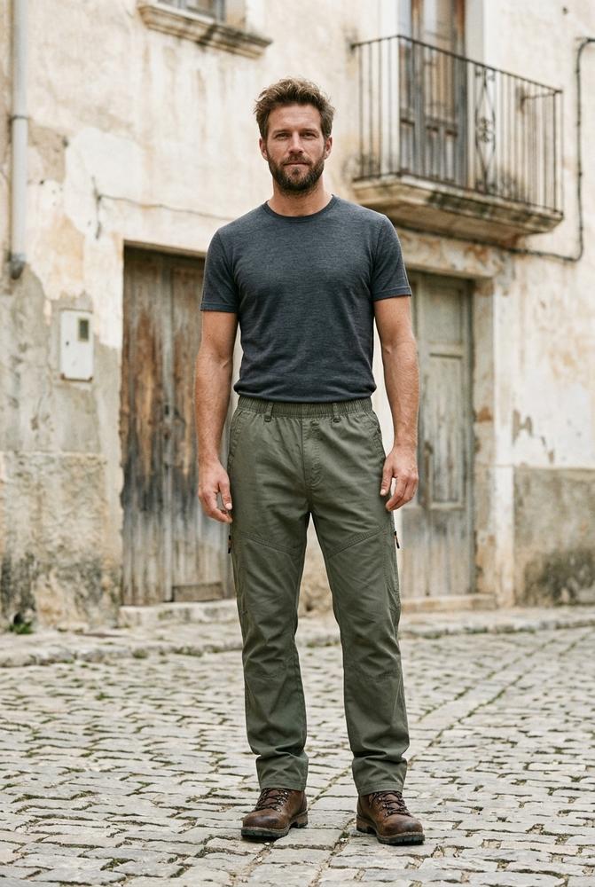 Macys Wear - Lelin | Gerade Geschnittene Funktionale Hose Herren