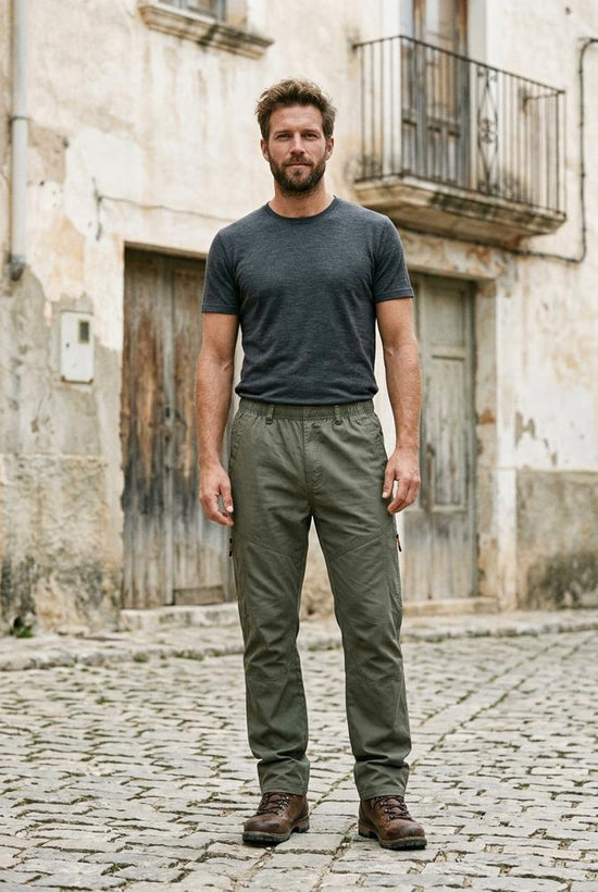 Macys Wear - Lelin | Gerade Geschnittene Funktionale Hose Herren