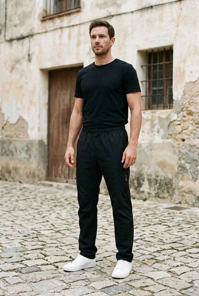 Macys Wear - Lelin | Gerade Geschnittene Funktionale Hose Herren