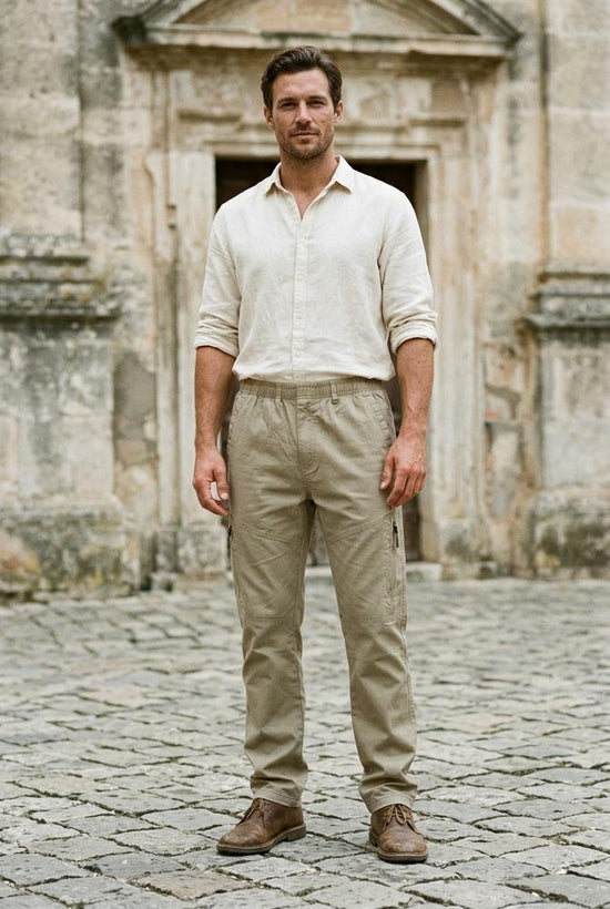 Macys Wear - Lelin | Gerade Geschnittene Funktionale Hose Herren