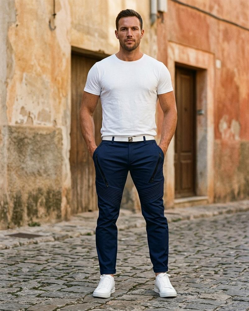 Macys Wear - Level | Gerippte Schmale Hose Herren