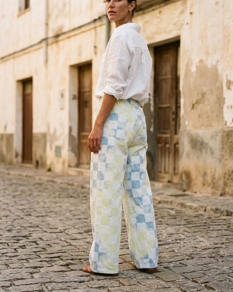 Macys Wear - Vemon | Karierte Weite Hose Unisex