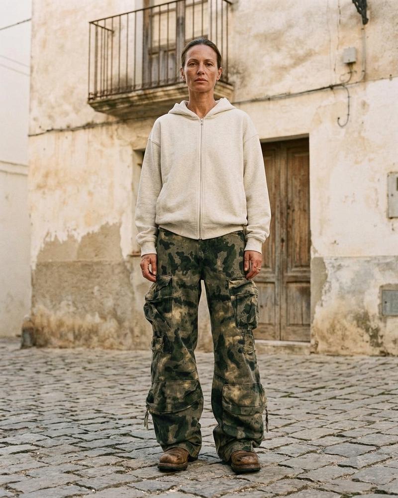 Macys Wear - Zavar | Weit Geschnittene Gemusterte Hose Unisex