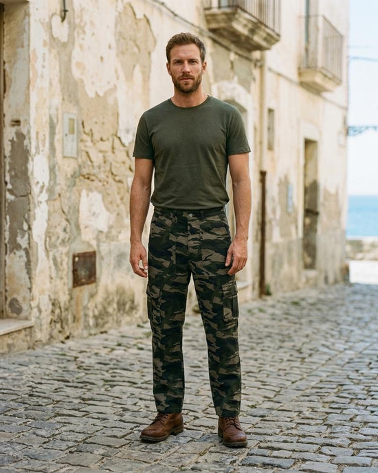 Macys Wear - Kemir | Gerade Geschnittene Gemusterte Hose Unisex