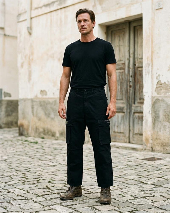 Macys Wear - Lerev | Gerade Geschnittene Baumwoll Hose Unisex