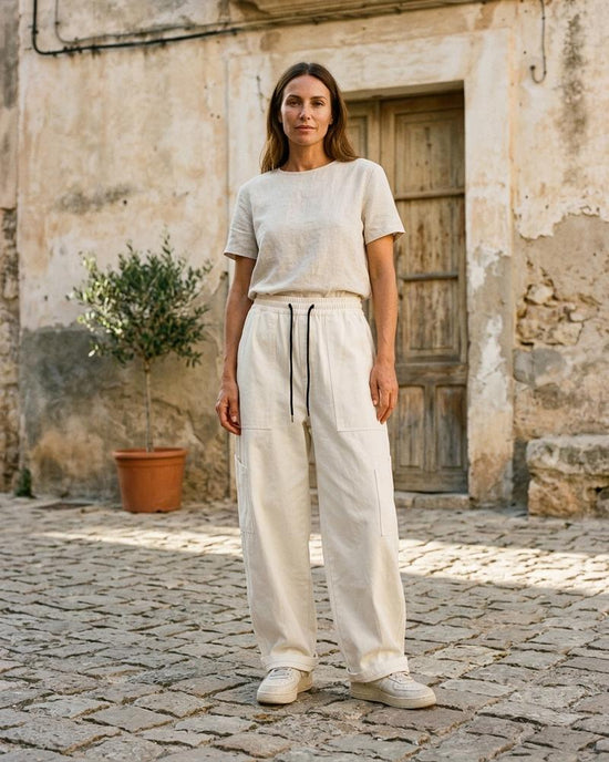 Macys Wear - Dalev | Weit Geschnittene Baumwoll Hose Unisex