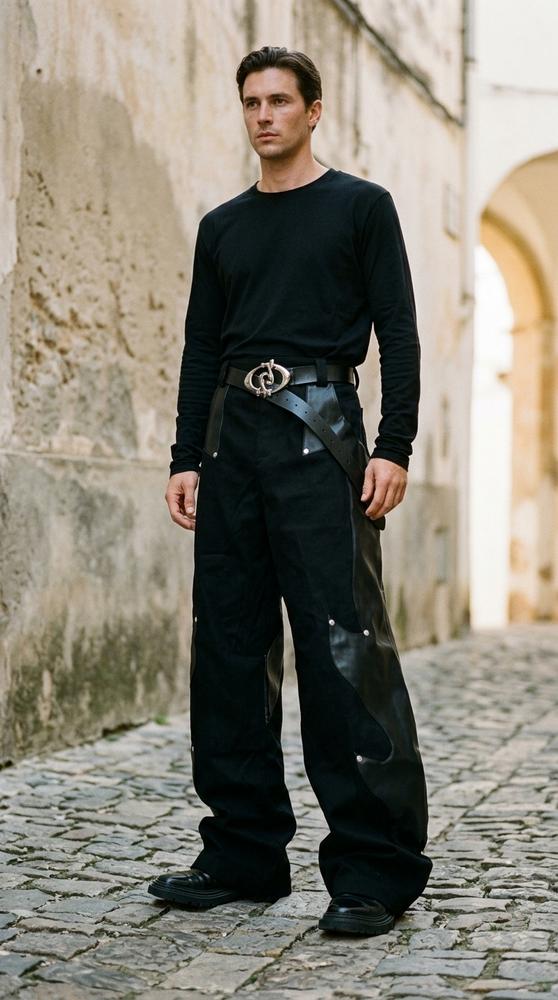 Macys Wear - Mamar | Weite Gepatchte Hose Unisex
