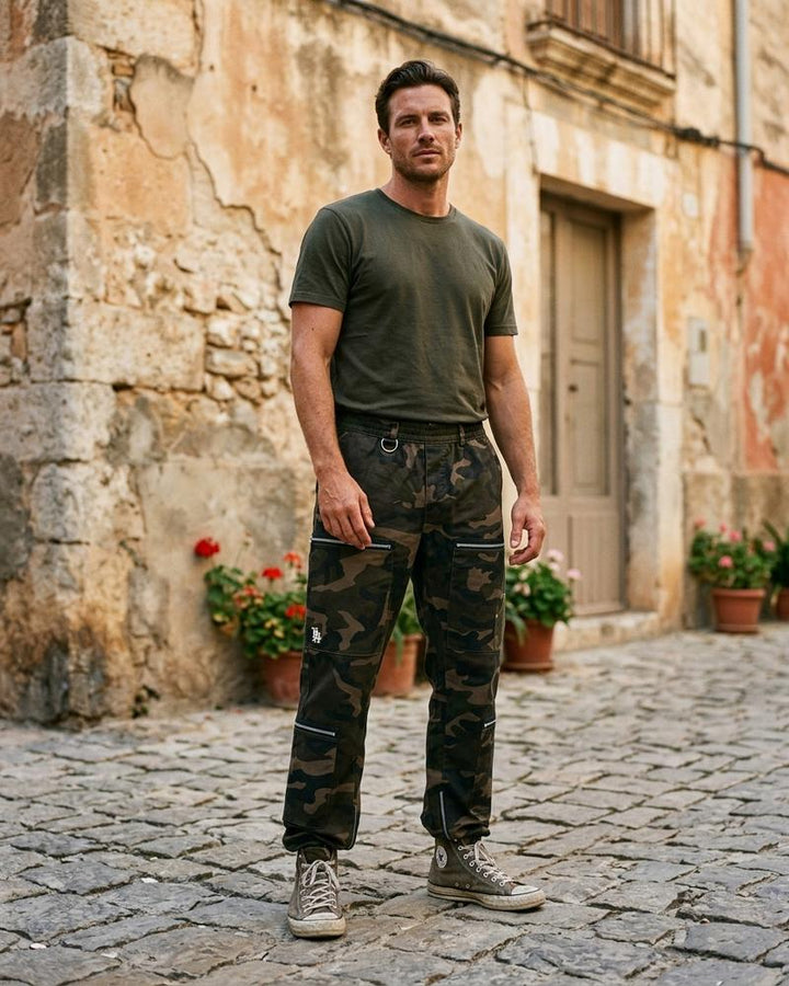 Macys Wear - Nimin | Gemusterte Cargo Hose Unisex