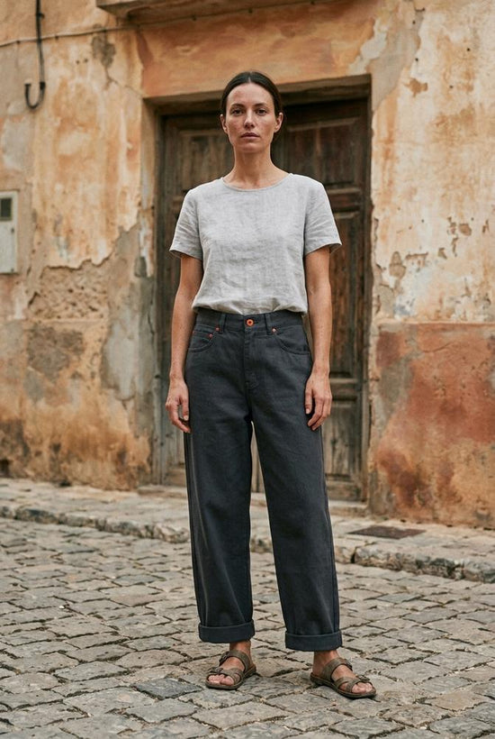 Macys Wear - Neren | Konisch Geschnittene Baumwoll Hose Unisex