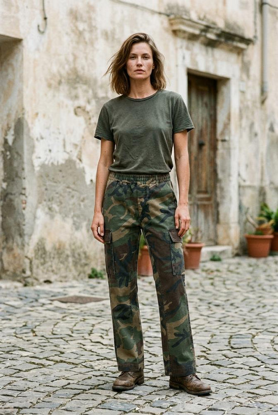 Macys Wear - Mamin | Ausgestellte Gemusterte Hose Damen