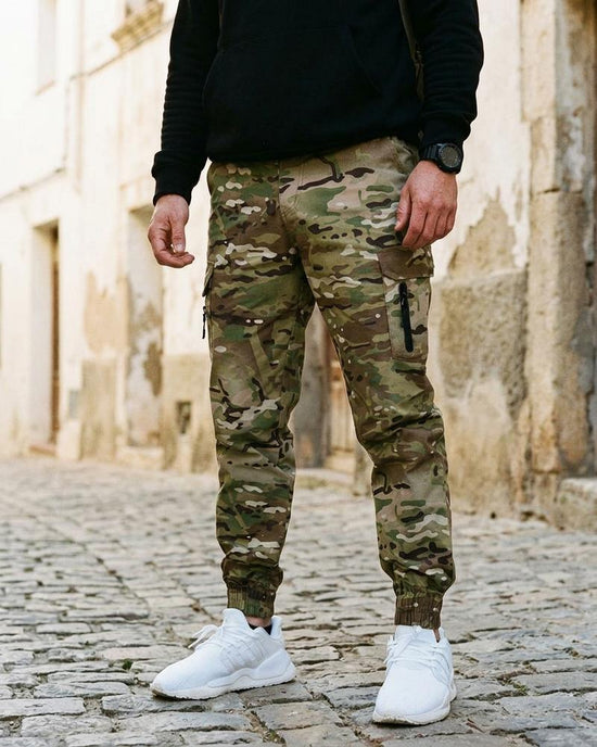 Macys Wear - Tarev | Funktionale Gemusterte Hose Herren