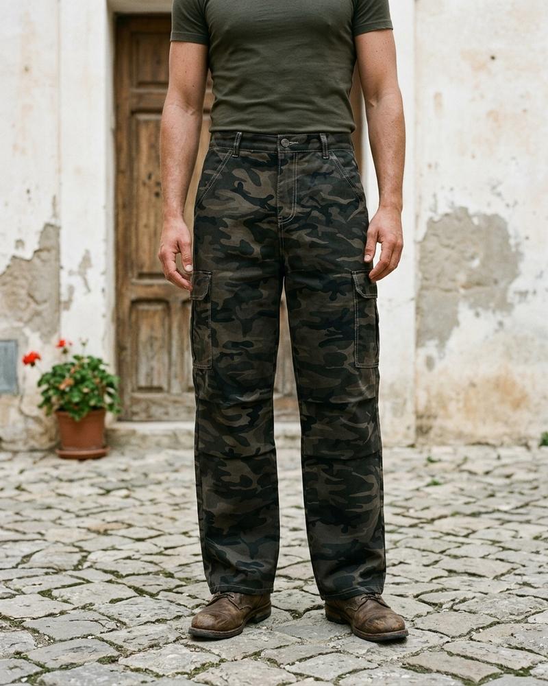 Macys Wear - Zazan | Gemusterte Cargo Hose Unisex