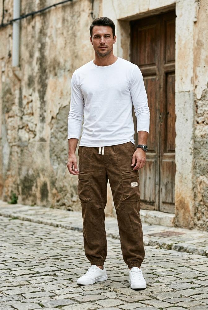 Macys Wear - Roken | Lockere Cord Hose Herren