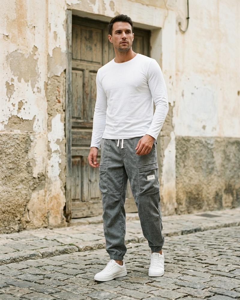 Macys Wear - Roken | Lockere Cord Hose Herren