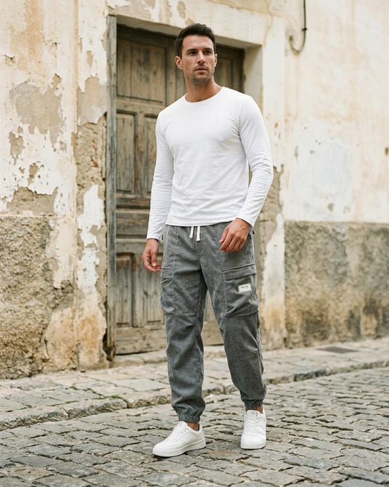 Macys Wear - Roken | Lockere Cord Hose Herren