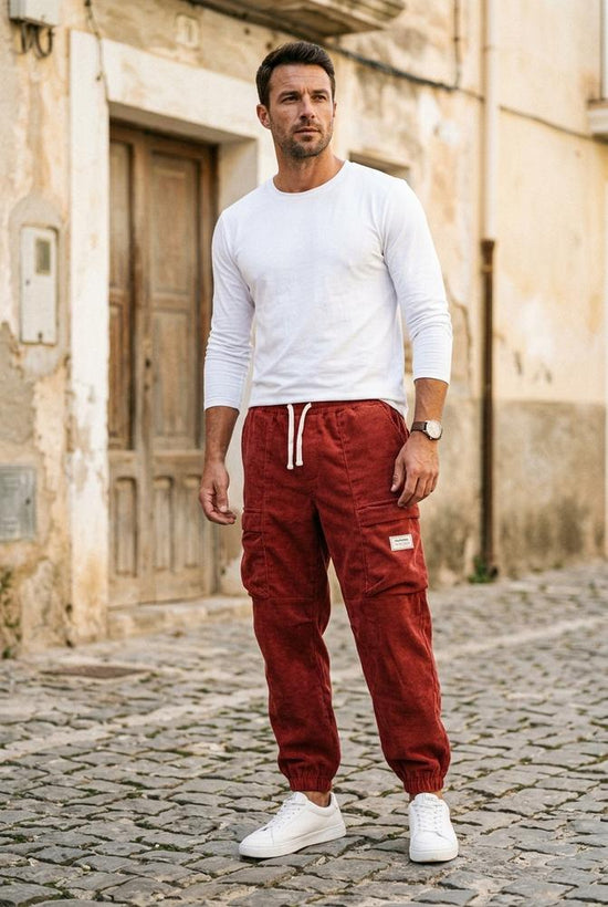 Macys Wear - Roken | Lockere Cord Hose Herren