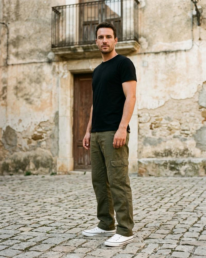 Macys Wear - Arlan | Gerade Geschnittene Baumwoll Hose Herren