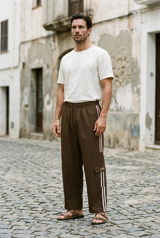 Macys Wear - Talev | Weite Gestreifte Hose Unisex