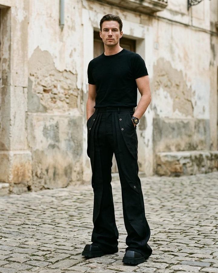 Macys Wear - Elver | Aufknöpfbare Gerade Geschnittene Hose Unisex