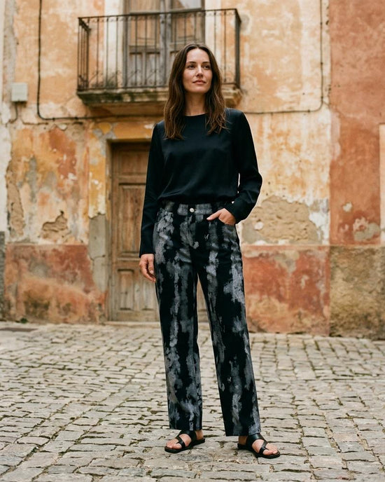 Macys Wear - Rital | Gemusterte Gerade Geschnittene Hose Unisex