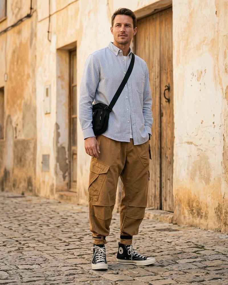 Macys Wear - Selor | Weite Cargo Hose Herren