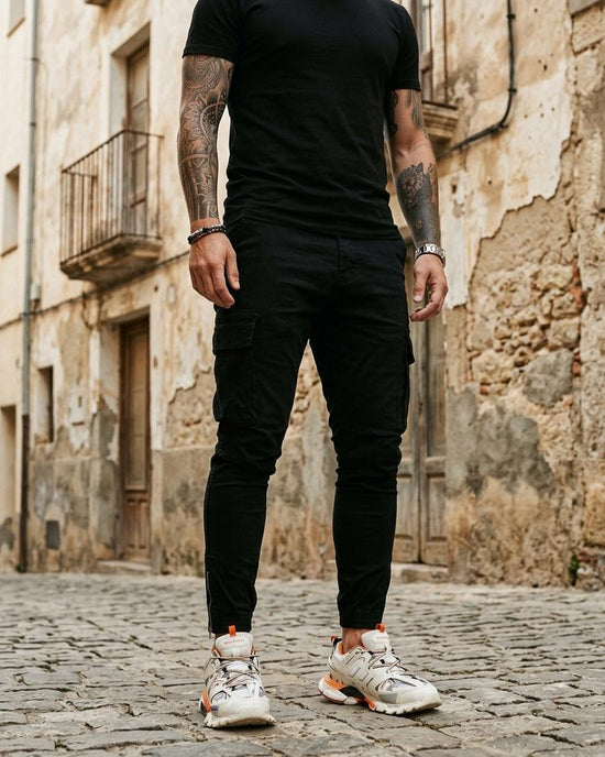 Macys Wear - Nerev | Schmal Geschnittene Cargo Hose Herren