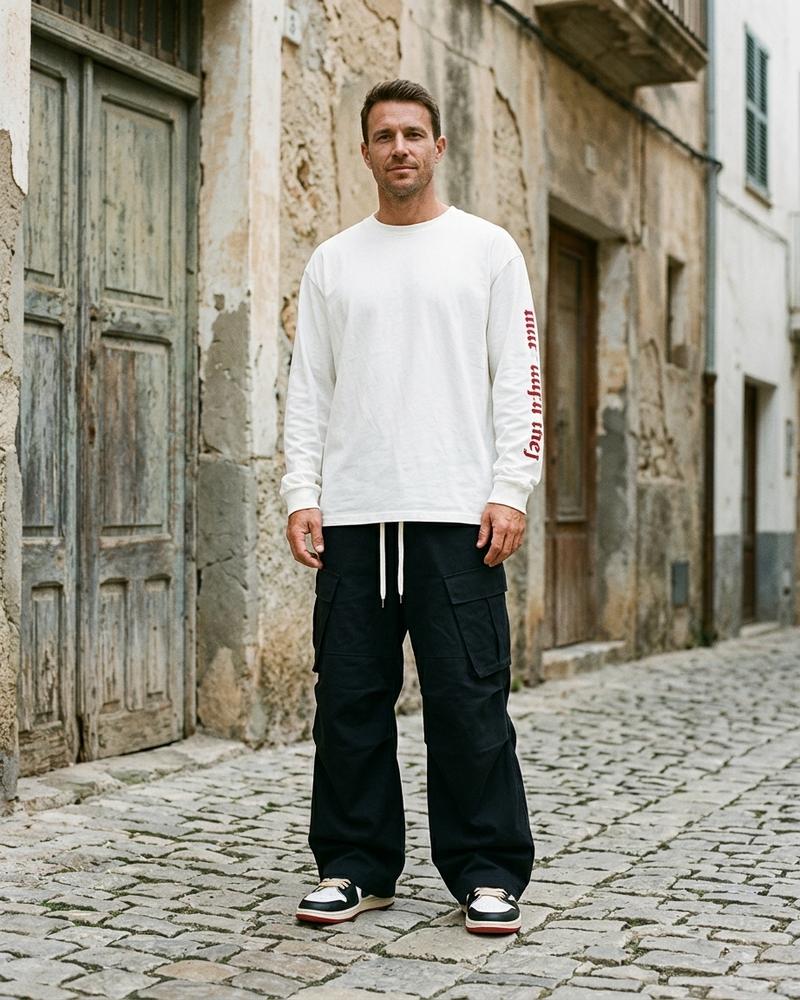 Macys Wear - Novan | Weit Geschnittene Baumwoll Hose Unisex