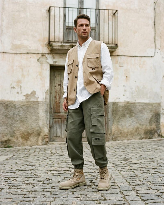 Macys Wear - Lokar | Zulaufend Unifarben Hose Herren