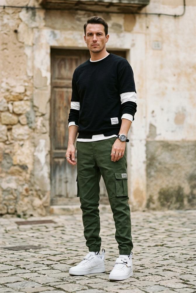 Macys Wear - Nelin | Zulaufende Funktionale Hose Herren