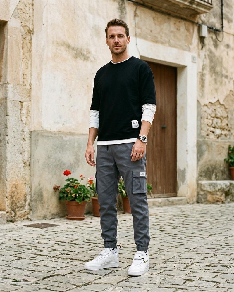 Macys Wear - Nelin | Zulaufende Funktionale Hose Herren