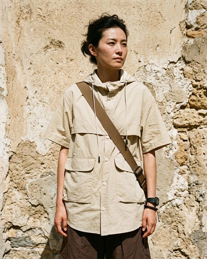 Macys Wear - Yoren | Kurzärmliges Druckknopf Hemd Unisex