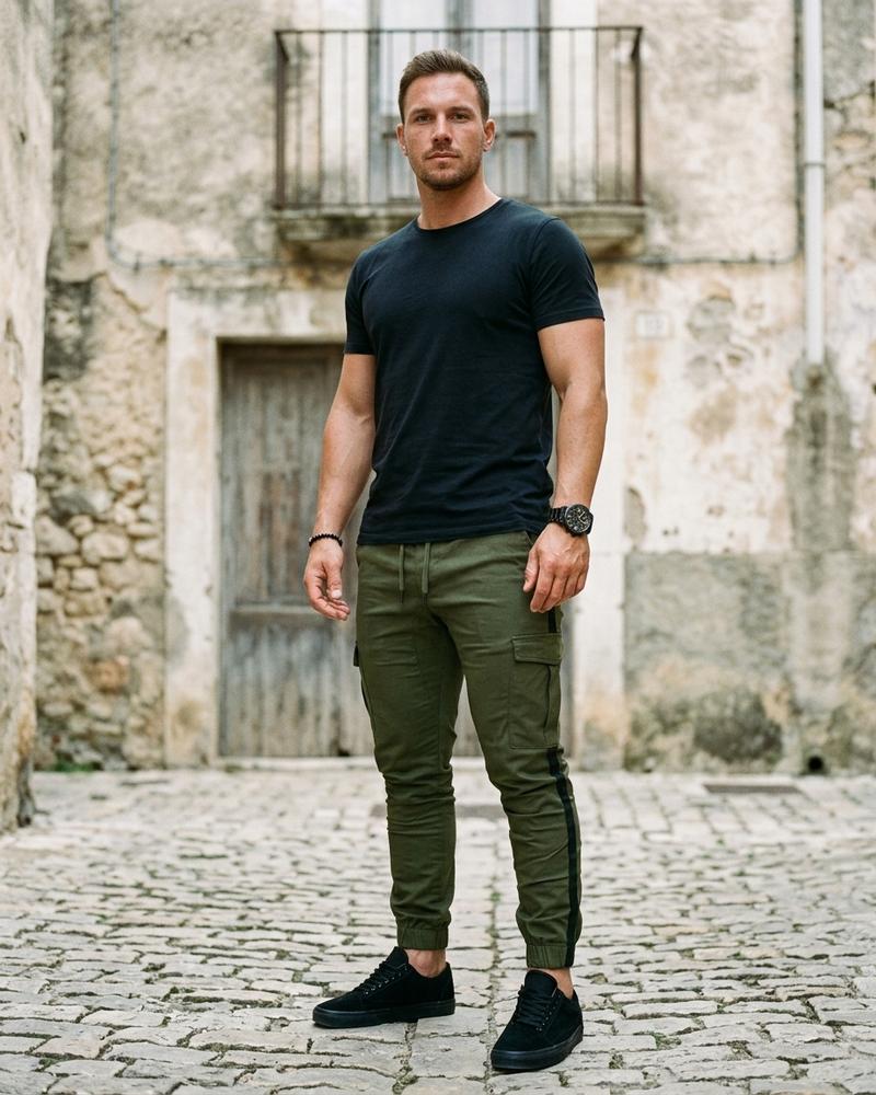 Macys Wear - Color | Gestreifte Funktionale Hose Herren