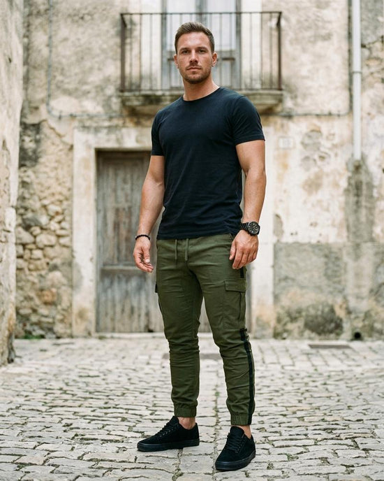 Macys Wear - Color | Gestreifte Funktionale Hose Herren