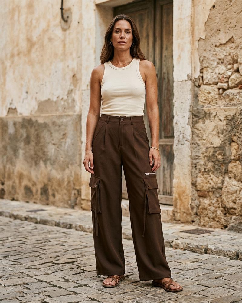 Macys Wear - Lysan | Gerade Geschnittene Funktionale Hose Unisex