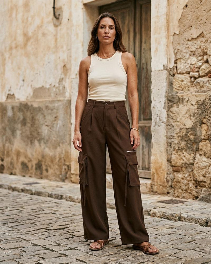 Macys Wear - Lysan | Gerade Geschnittene Funktionale Hose Unisex
