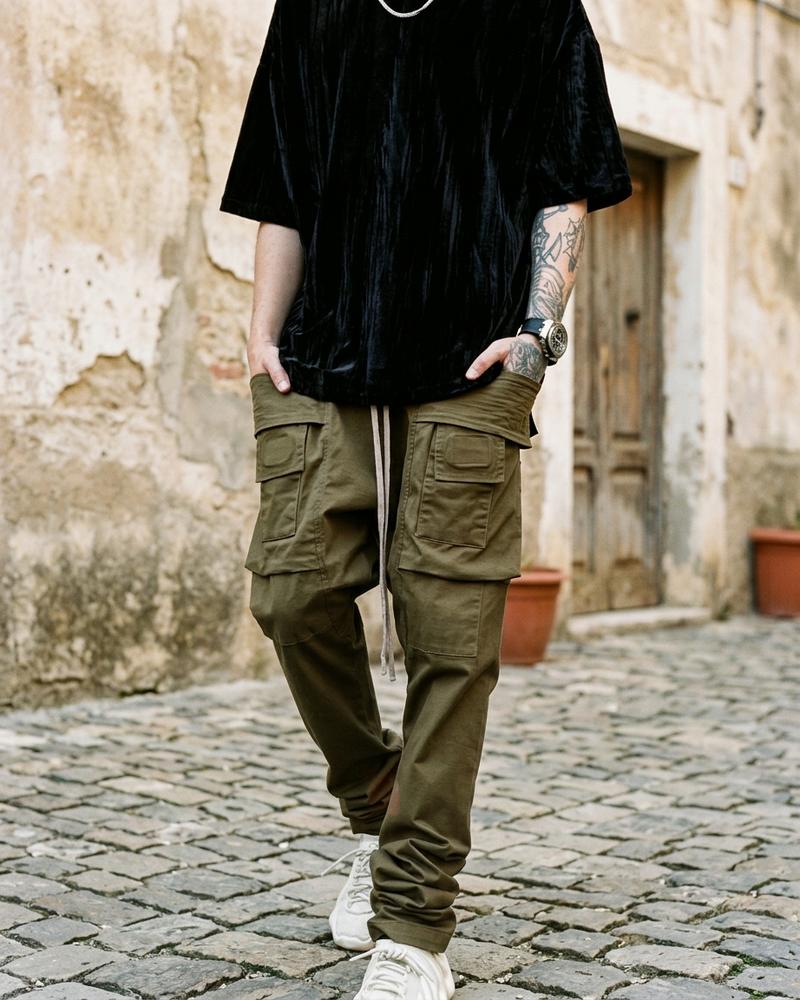 Macys Wear - Lotor | Gerade Geschnittene Baumwoll Hose Herren