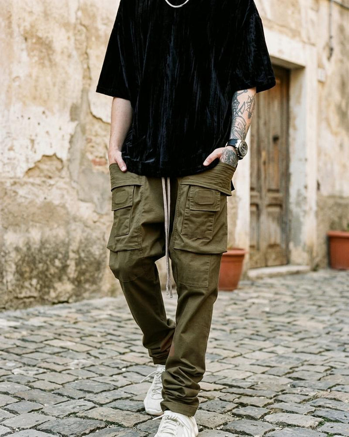 Macys Wear - Lotor | Gerade Geschnittene Baumwoll Hose Herren