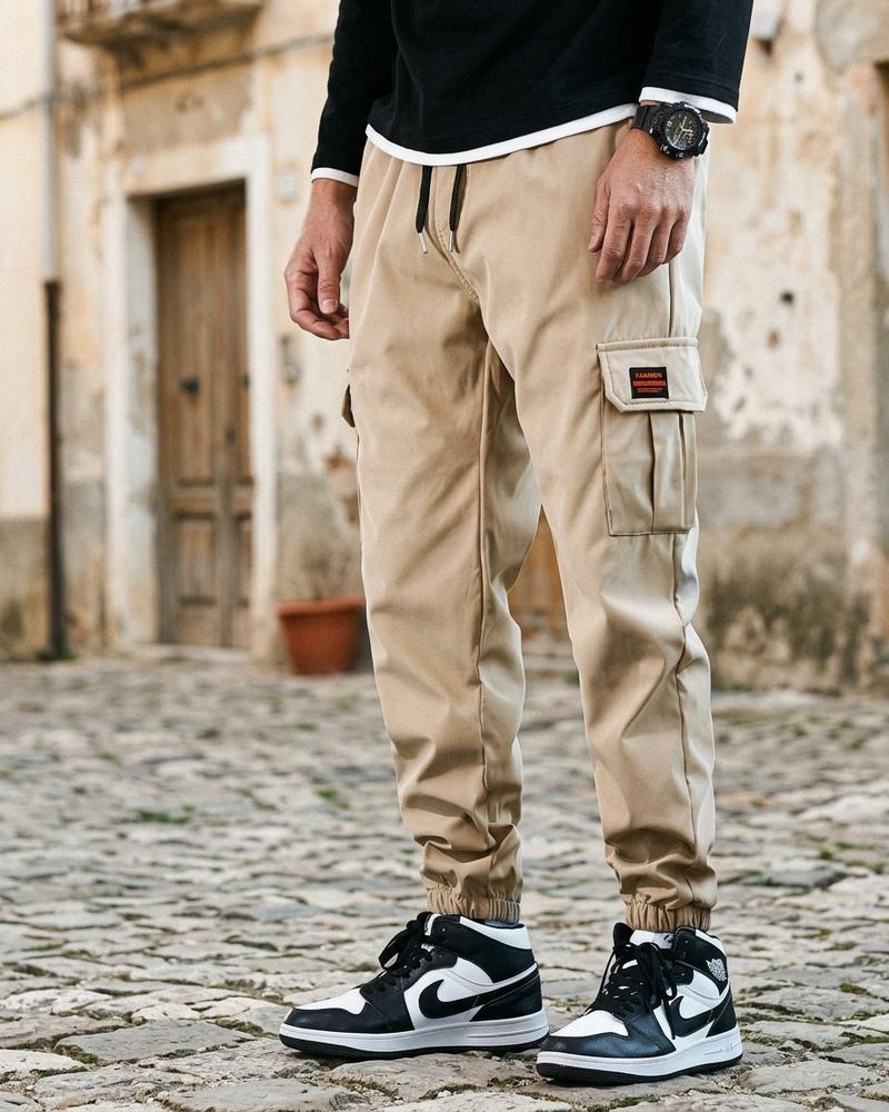 Macys Wear - Kasan | Konische Baumwoll Hose Herren