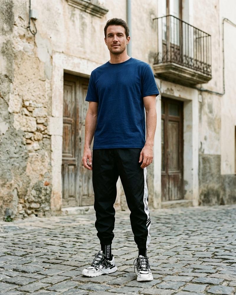 Macys Wear - Vemir | Geraffte Kontrastfarbene Hose Unisex