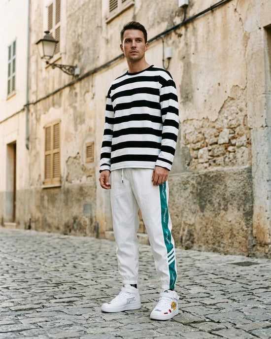 Macys Wear - Vemir | Geraffte Kontrastfarbene Hose Unisex