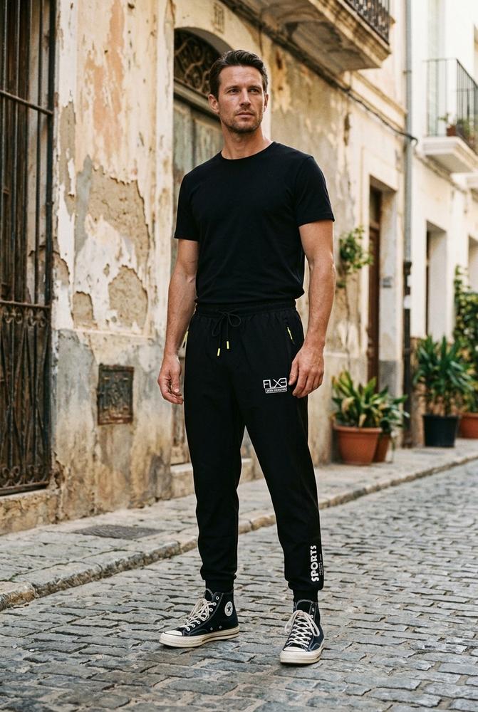 Macys Wear - Vamir | Bedruckt Elastisch Hose Unisex