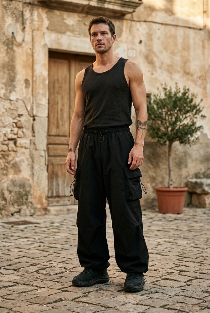 Macys Wear - Lesel | Locker Geschnittene Funktionale Hose Unisex