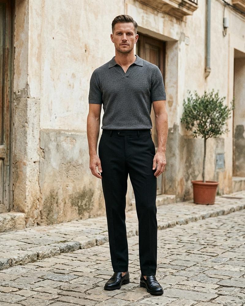 Macys Wear - Kavan | Gebügelte Schmale Hose Herren