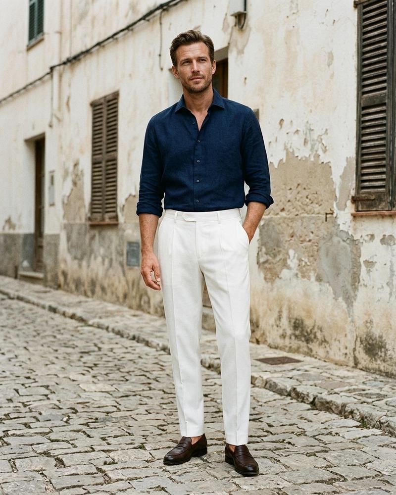 Macys Wear - Kavan | Gebügelte Schmale Hose Herren