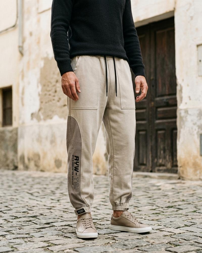 Macys Wear - Almel | Kontrastierende Lockere Hose Unisex