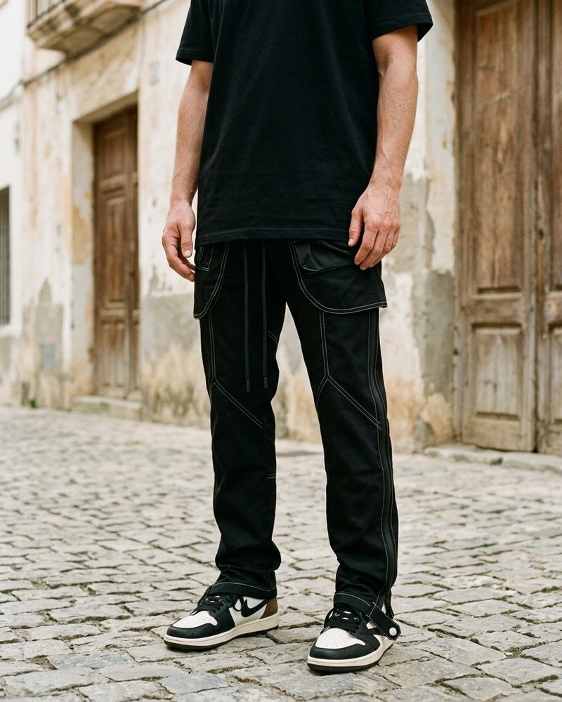 Macys Wear - Vazor | Kontrastgesteppte Cargo Hose Unisex