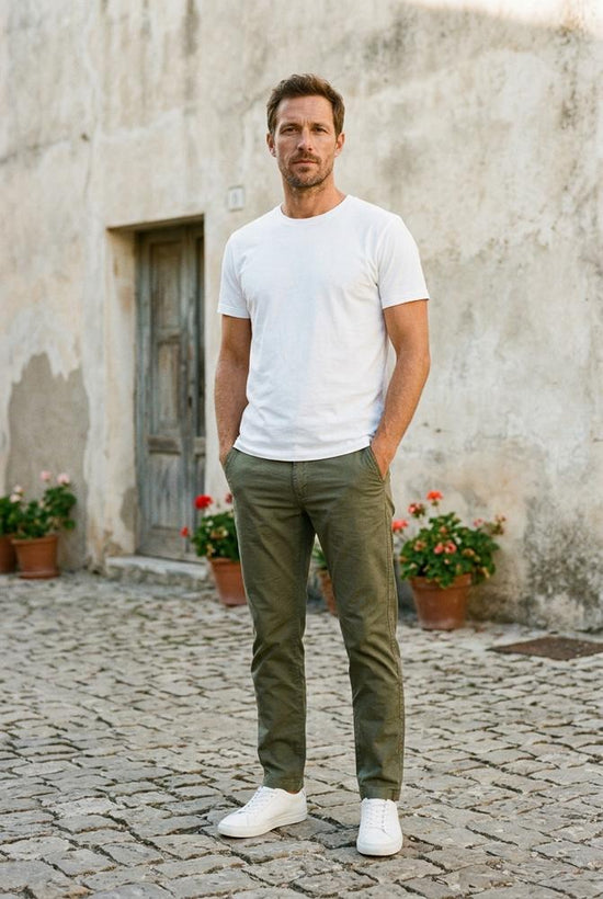 Macys Wear - Never | Gerade Geschnittene Baumwollene Hose Herren