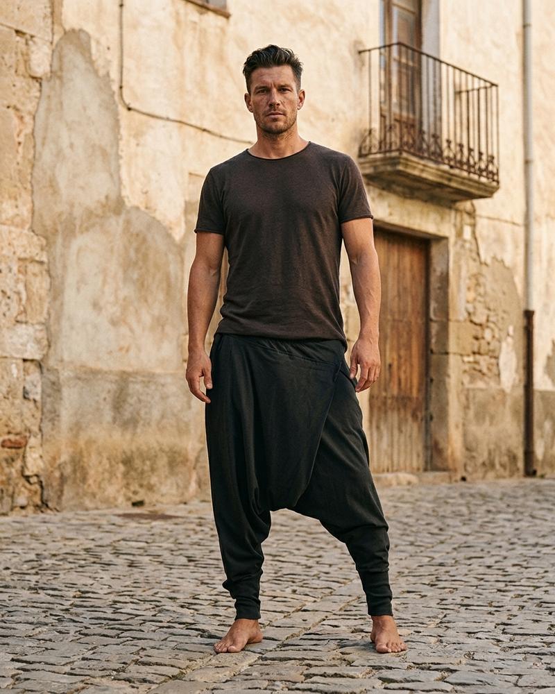 Macys Wear - Nemel | Tiefgeschnittene Konische Hose Unisex